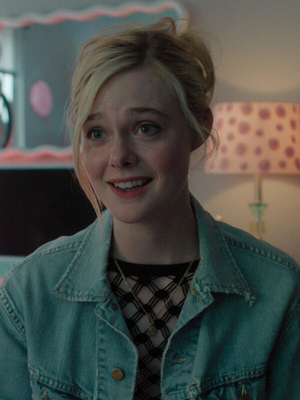 Margo’s Got Money Troubles Elle Fanning Denim Jacket