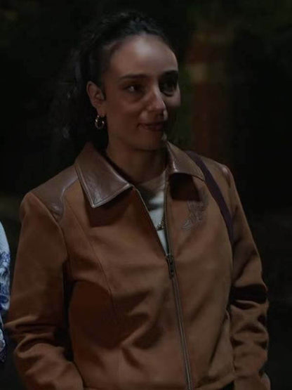 Margy El Sherif Ted Lasso S04 Brown Suede Jacket