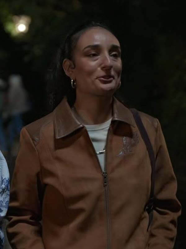 Margy El Sherif Ted Lasso S04 Brown Suede Jacket