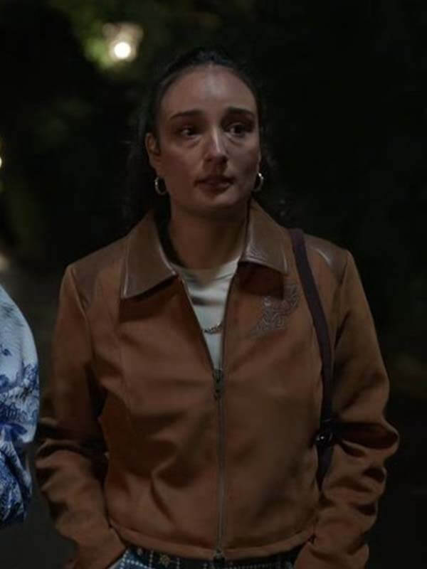 Margy El Sherif Ted Lasso S04 Brown Suede Jacket
