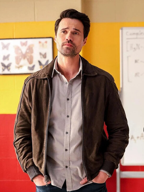 Mark Trent Found Brett Dalton Brown Bomber Jacket