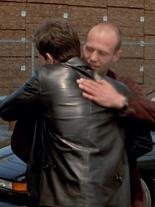 Mark Wahlberg The Italian Job Black Leather Jacket