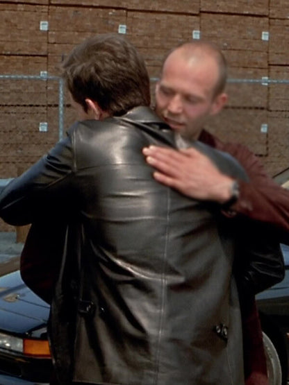 Mark Wahlberg The Italian Job Black Leather Jacket