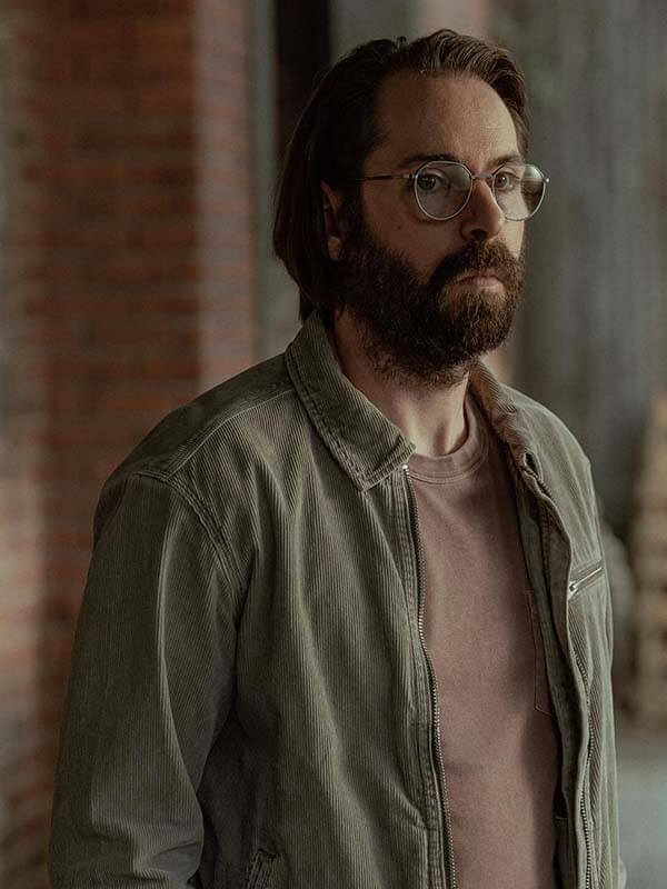 Martin Starr Tulsa King Green Corduroy Jacket