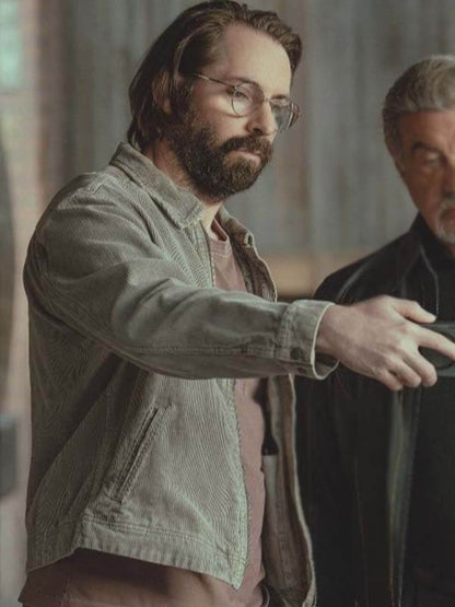 Martin Starr Tulsa King Green Corduroy Jacket