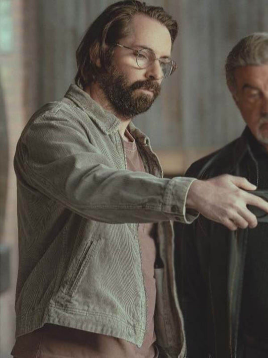 Martin Starr Tulsa King Green Corduroy Jacket