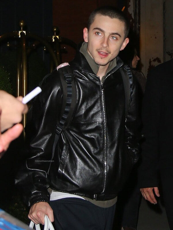 Marty Supreme Timothée Chalamet Leather Jacket