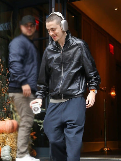 Marty Supreme Timothée Chalamet Leather Jacket