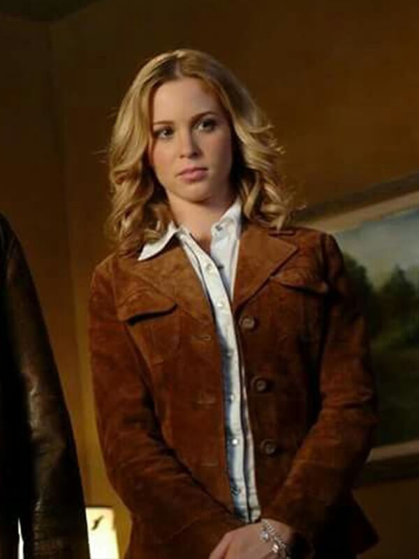Mary Winchester Supernatural Suede Leather Jacket