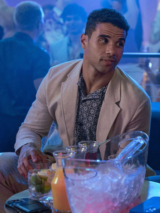 Mason Gooding 72 Hours 2026 Beige Blazer