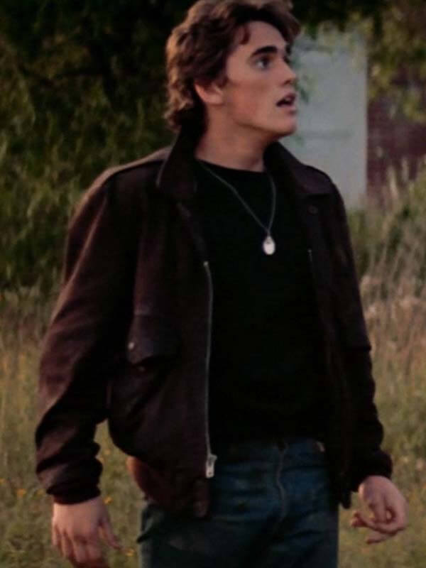 Matt Dillon The Outsiders 1983 Brown Leather Jacket