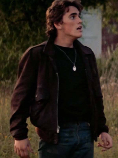 Matt Dillon The Outsiders 1983 Brown Leather Jacket