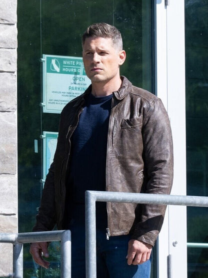Matt Lauria Sheriff Country S01 Leather Jacket