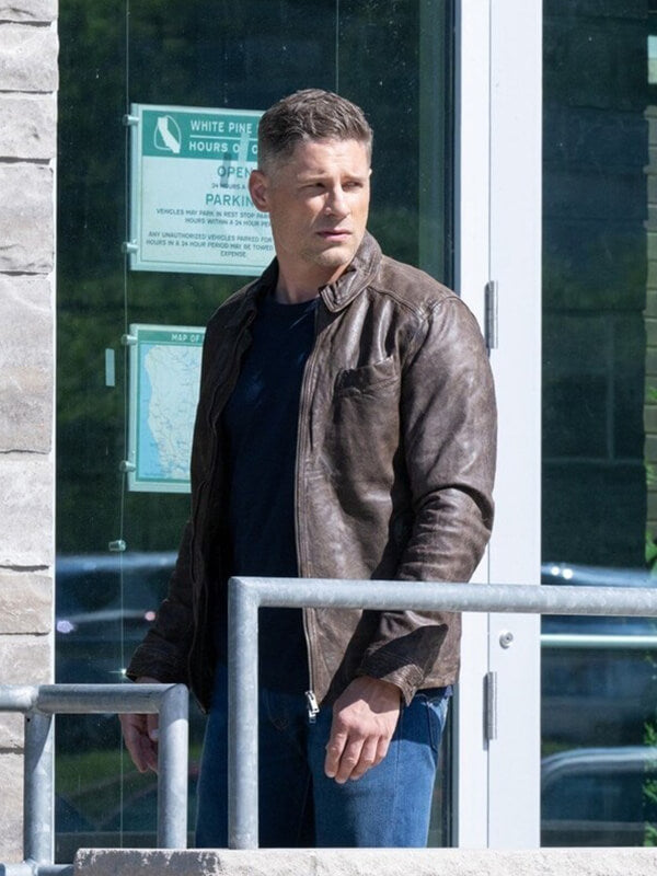 Matt Lauria Sheriff Country S01 Leather Jacket