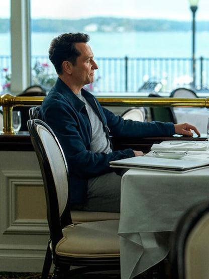 Matthew Rhys The Beast in Me S01 Suede Jacket