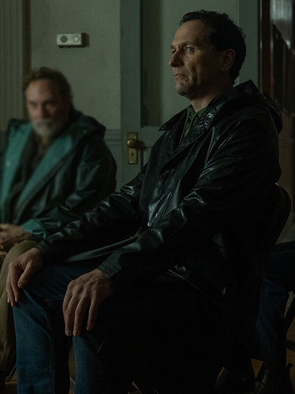  Matthew Rhys Widows Bay 2026 Leather Coat