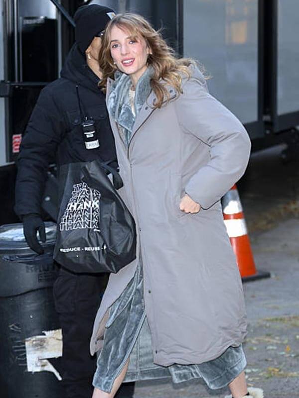 Maya Hawke One Night Only 2026 Gray Coat