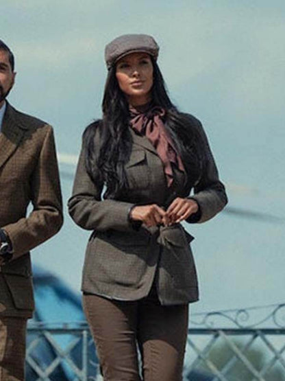Maya Jama The Gentlemen S02 Wool Jacket