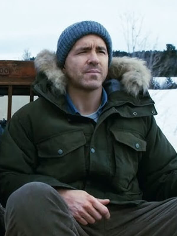 Mayday 2026 Ryan Reynolds Green Cotton Coat