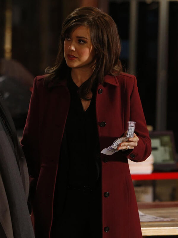Megan Boone The Blacklist Elizabeth Keen Wool Coat