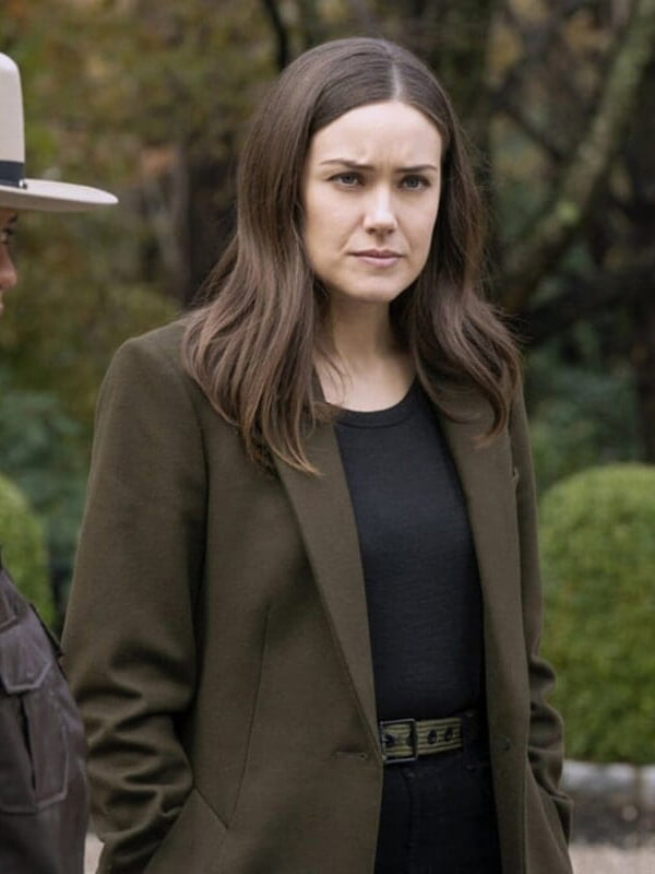 Megan Boone The Blacklist Green Wool Coat