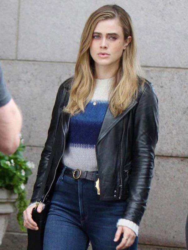 Melissa Roxburgh Manifest Black Leather Jacket