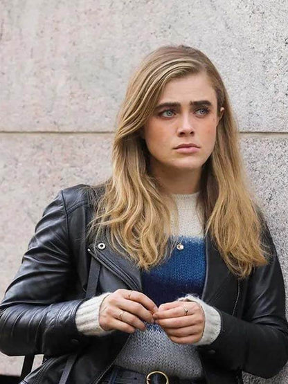 Melissa Roxburgh Manifest Black Leather Jacket