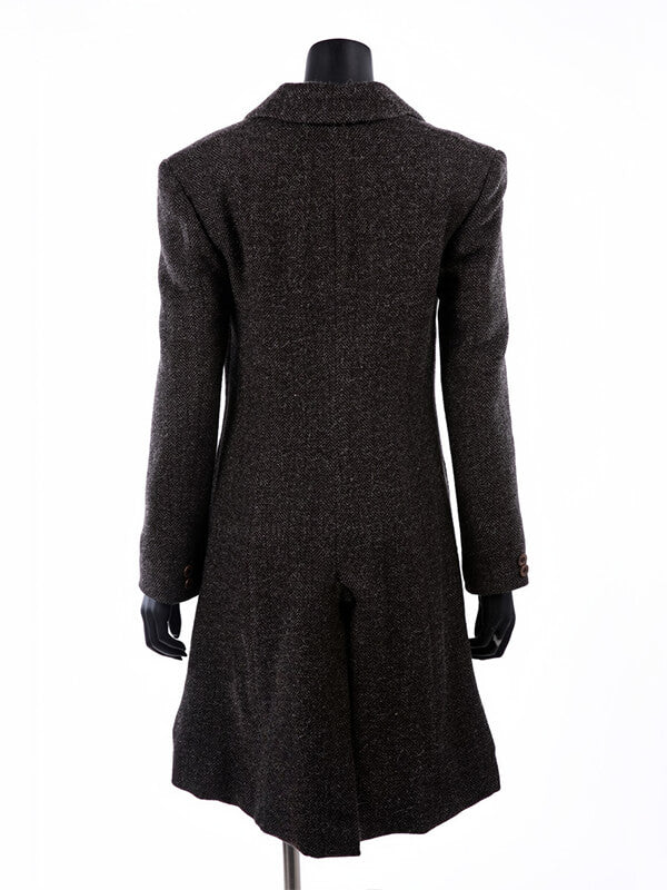 Mia Wasikowska Lawless 2012 Gray Wool Coat