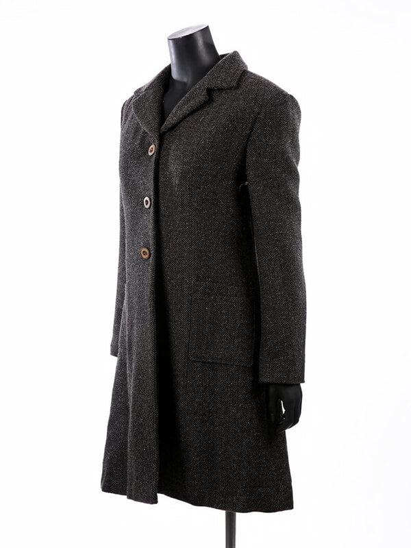 Mia Wasikowska Lawless 2012 Gray Wool Coat