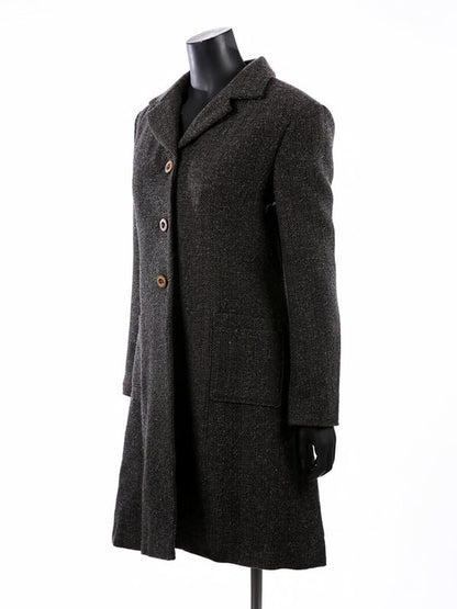 Mia Wasikowska Lawless 2012 Gray Wool Coat