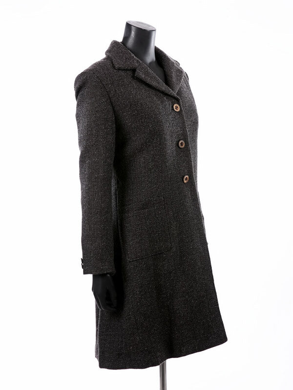 Mia Wasikowska Lawless 2012 Gray Wool Coat