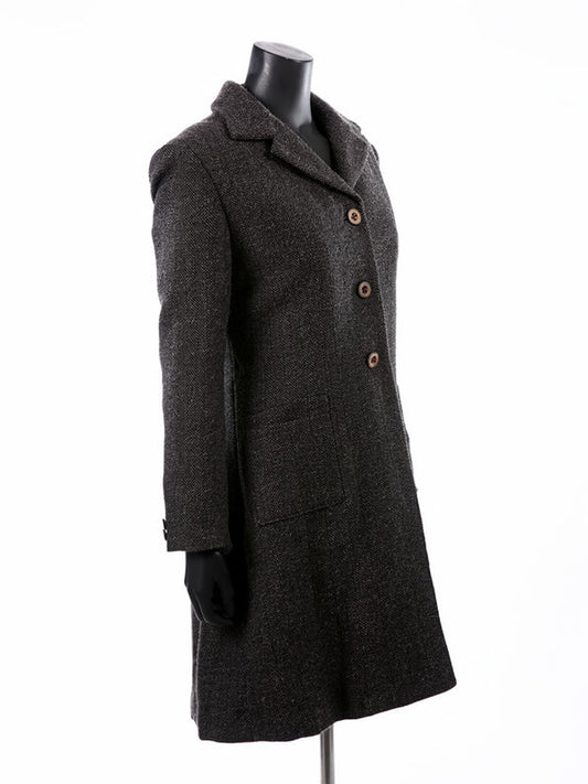 Mia Wasikowska Lawless 2012 Gray Wool Coat