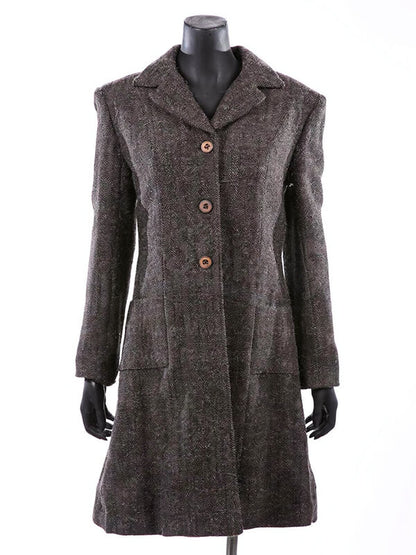 Mia Wasikowska Lawless 2012 Gray Wool Coat