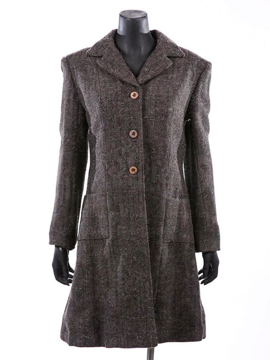Mia Wasikowska Lawless 2012 Gray Wool Coat