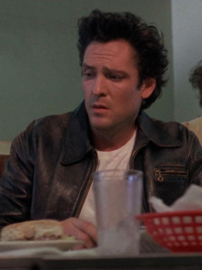Michael Madsen Kill Me Again Brown Leather Jacke