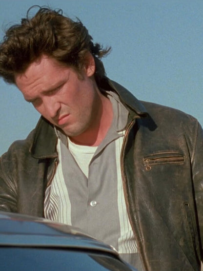 Michael Madsen Kill Me Again Brown Leather Jacket