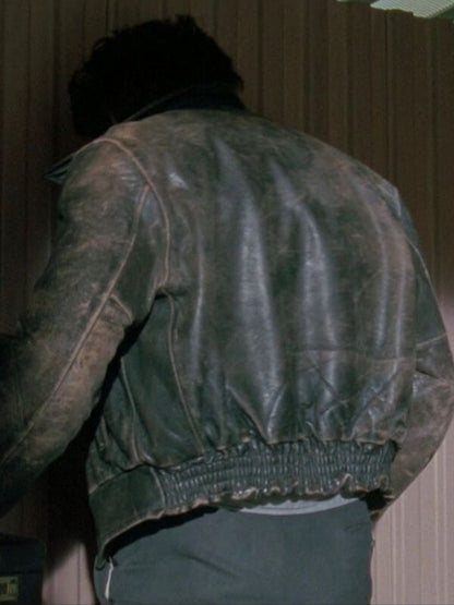 Michael Madsen Kill Me Again Brown Leather Jacket