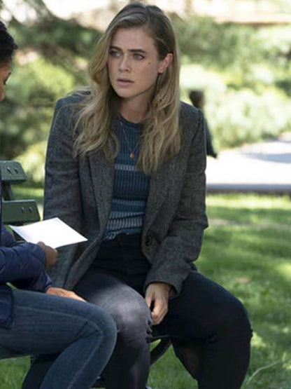 Michaela Stone Manifest Gray Wool Coat
