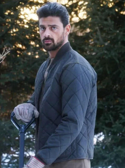 Michele Morrone The Housemaid 2025 Grey Jacket