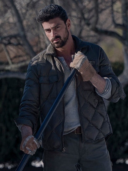 Michele Morrone The Housemaid 2025 Grey Jacket