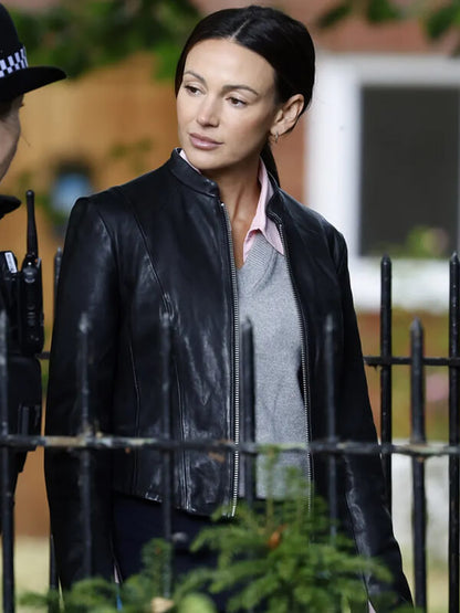 Michelle Keegan The Blame S01 Black Leather Jacket