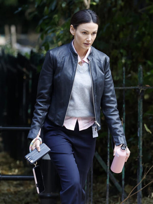 Michelle Keegan The Blame S01 Black Leather Jacket