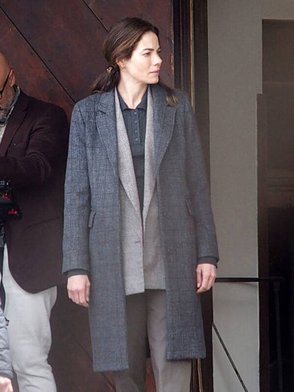 Michelle Monaghan The Whisper Man Wool Coat