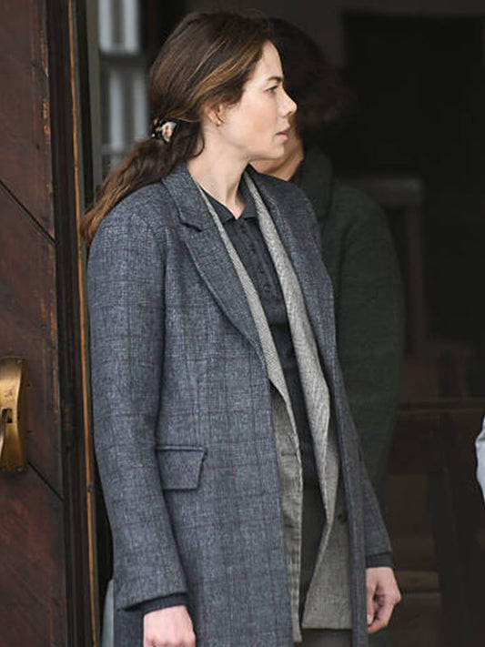 Michelle Monaghan The Whisper Man Wool Coat