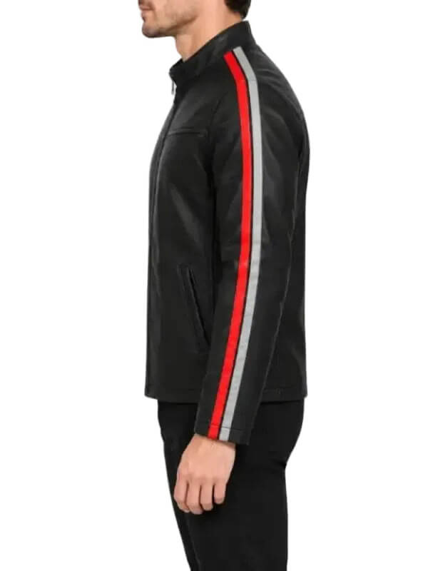 Mike Walden Tulsa King S04 Biker Leather Jacket