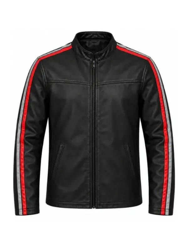 Mike Walden Tulsa King S04 Biker Leather Jacket