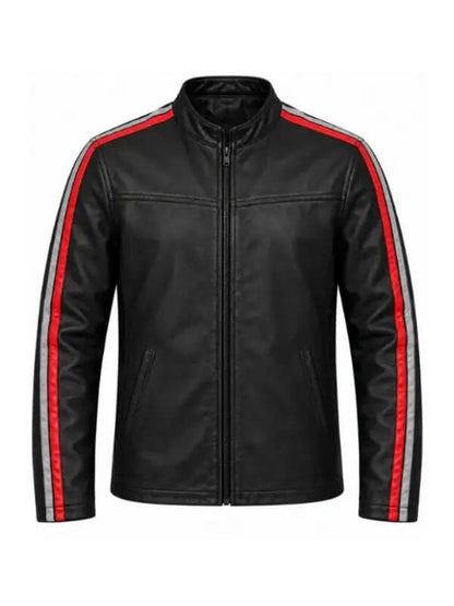 Mike Walden Tulsa King S04 Biker Leather Jacket