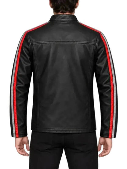 Mike Walden Tulsa King S04 Biker Leather Jacket