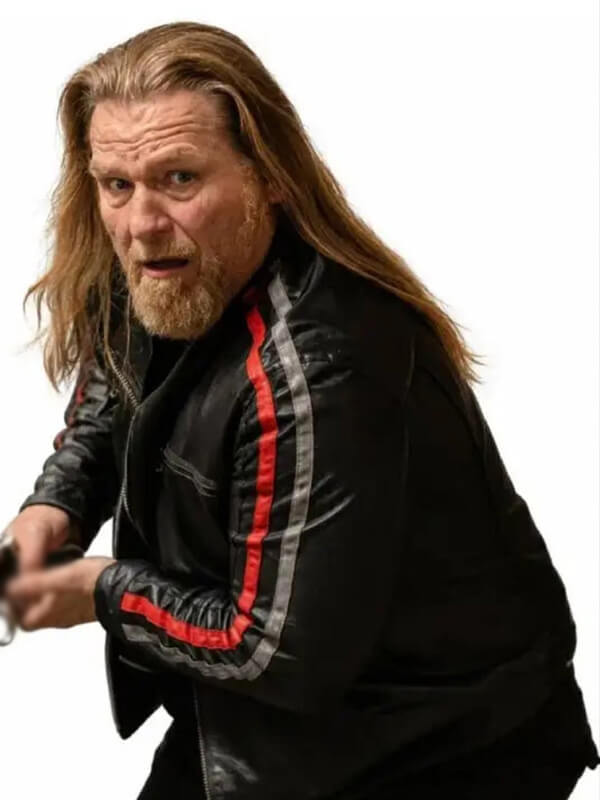 Mike Walden Tulsa King S04 Biker Leather Jacket