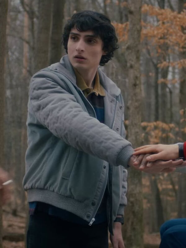 Mike Wheeler Stranger Things Season 5 Grey Jacket